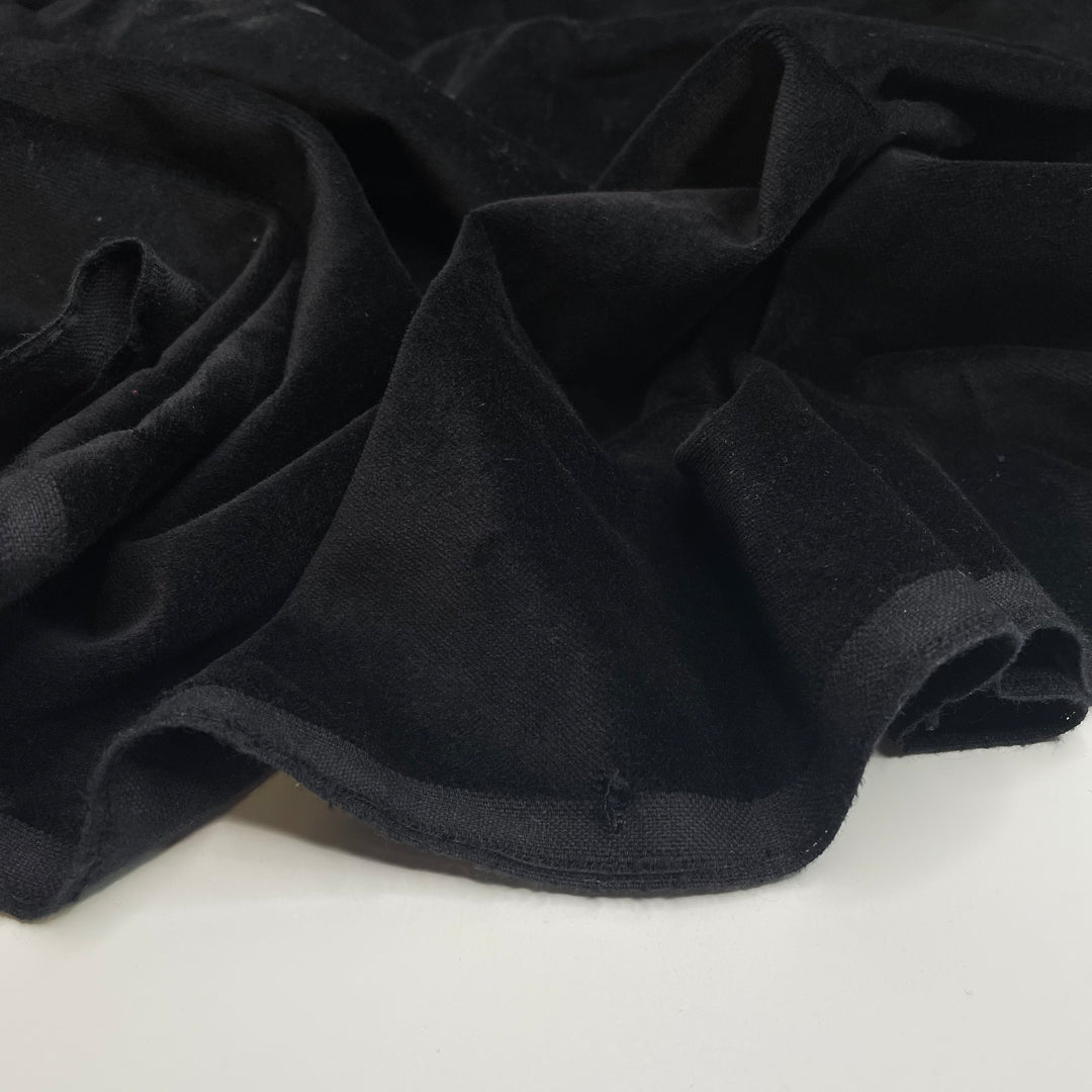 Competitive - Velvet Cotton Woven - Black - Bundles