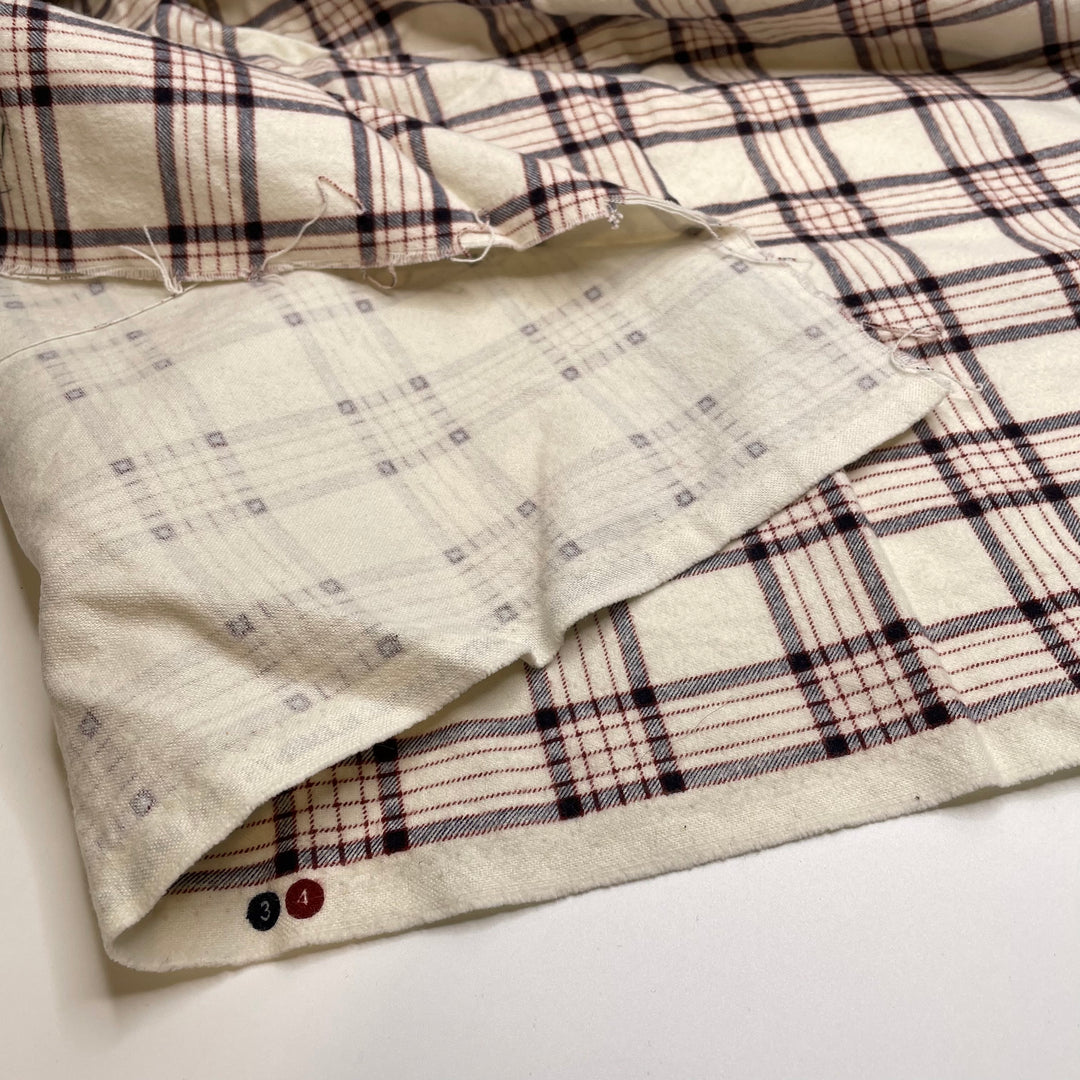Beaver Dam - Flanel Cotton Woven - Cream Multi Plaid - 3M Bundle
