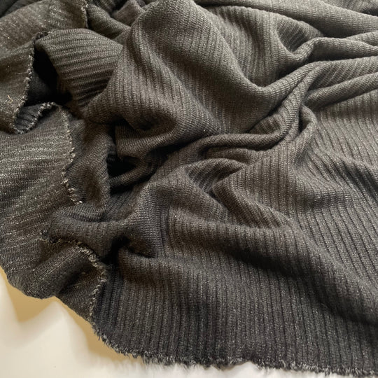Cut Your Own Bangs - Poly/Rayon Knit - Dark Grey Stripes - Bundles