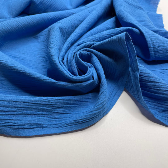 UB - Ebb And Flow - Crinkle Cotton Woven - Blue - 3M Bundle
