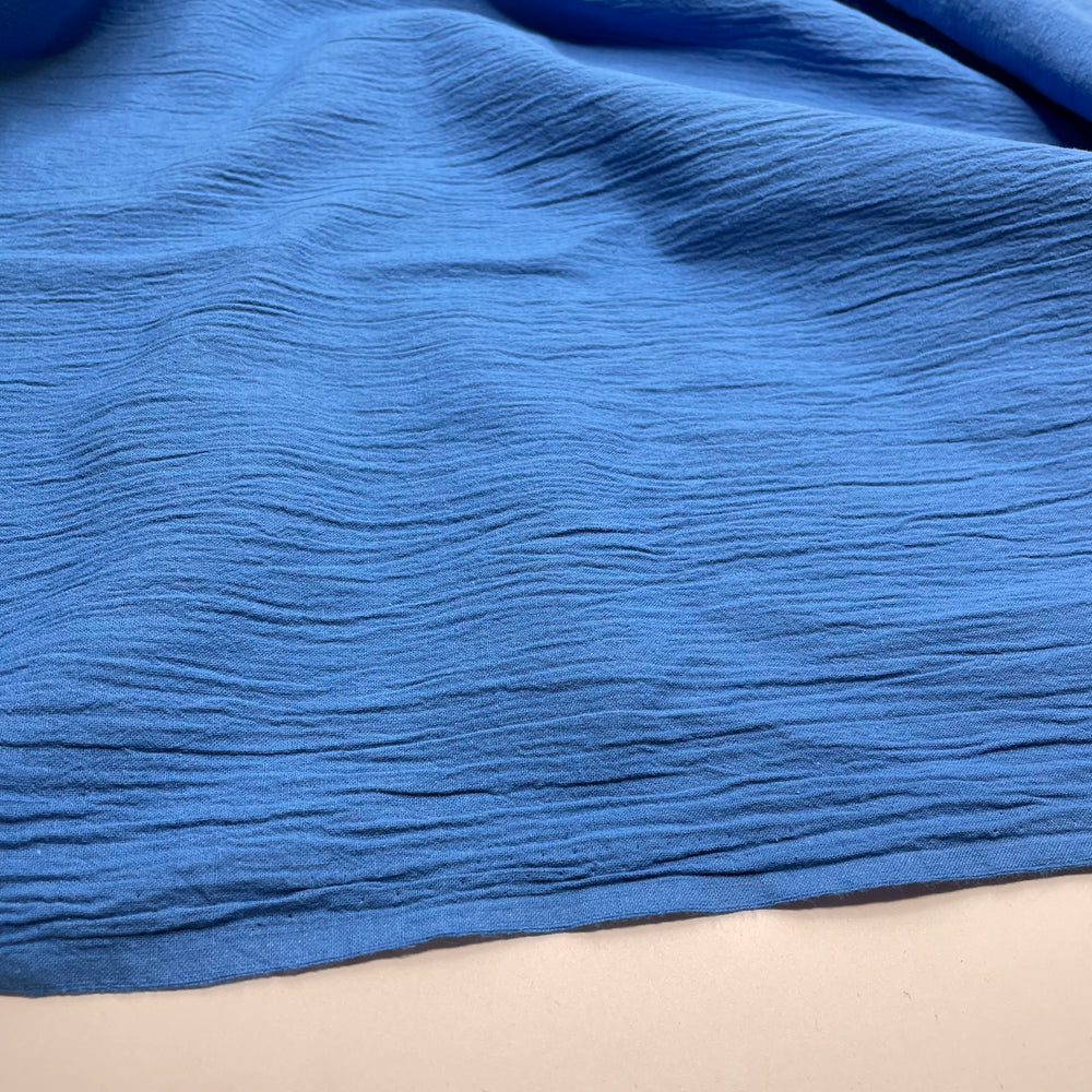 UB - Ebb And Flow - Crinkle Cotton Woven - Blue - 3M Bundle