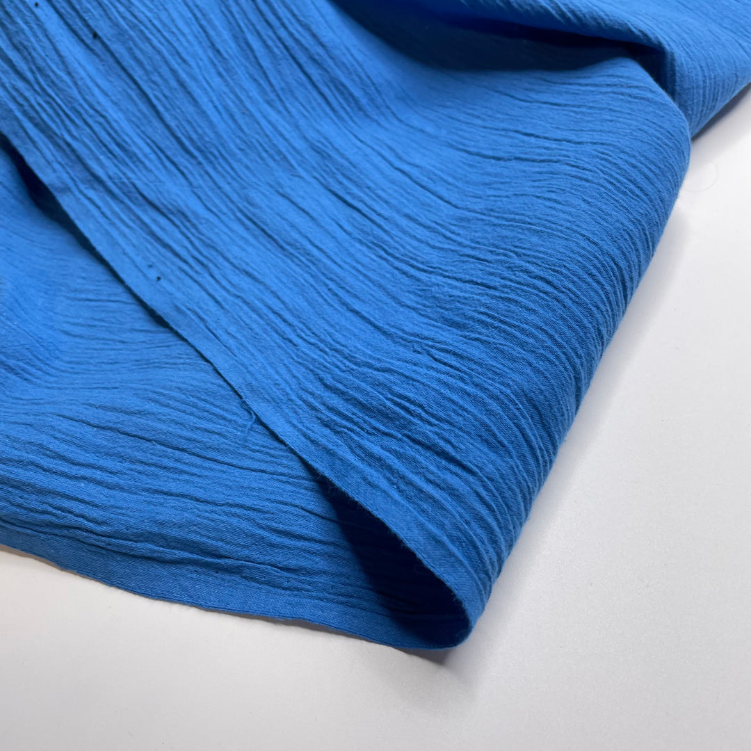 UB - Ebb And Flow - Crinkle Cotton Woven - Blue - 3M Bundle