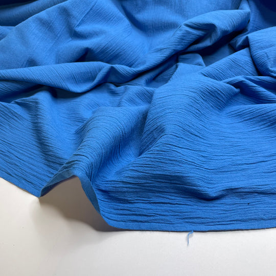 UB - Ebb And Flow - Crinkle Cotton Woven - Blue - 3M Bundle