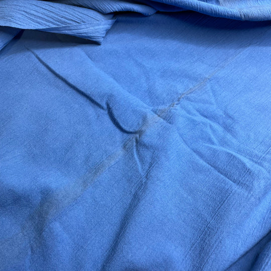 UB - Ebb And Flow - Crinkle Cotton Woven - Blue - 3M Bundle