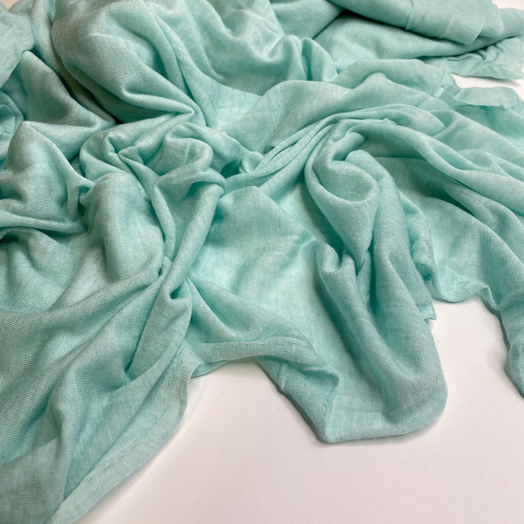 UB - Bubble Machine - Jersey Wool Blend Knit - Light Blue - 1M Bundle