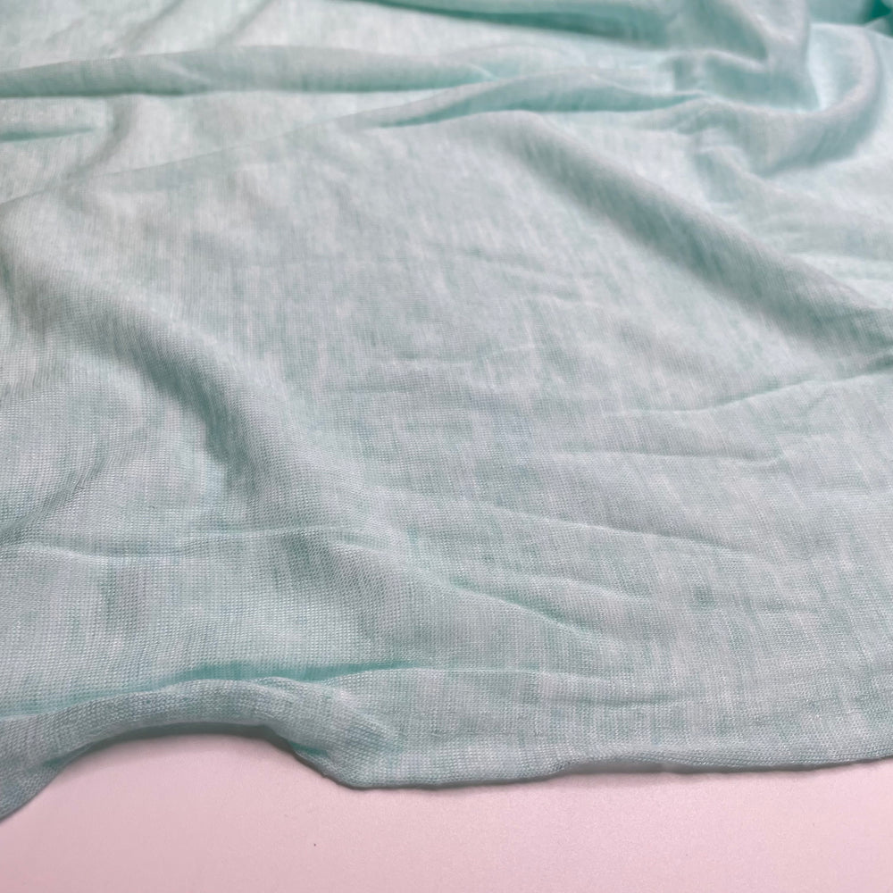 UB - Bubble Machine - Jersey Wool Blend Knit - Light Blue - 1M Bundle