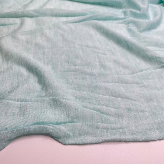 UB - Bubble Machine - Jersey Wool Blend Knit - Light Blue - 1M Bundle