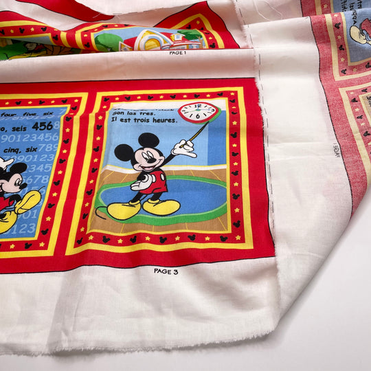 Disco Disney - Vintage Cotton Woven - White Disney&