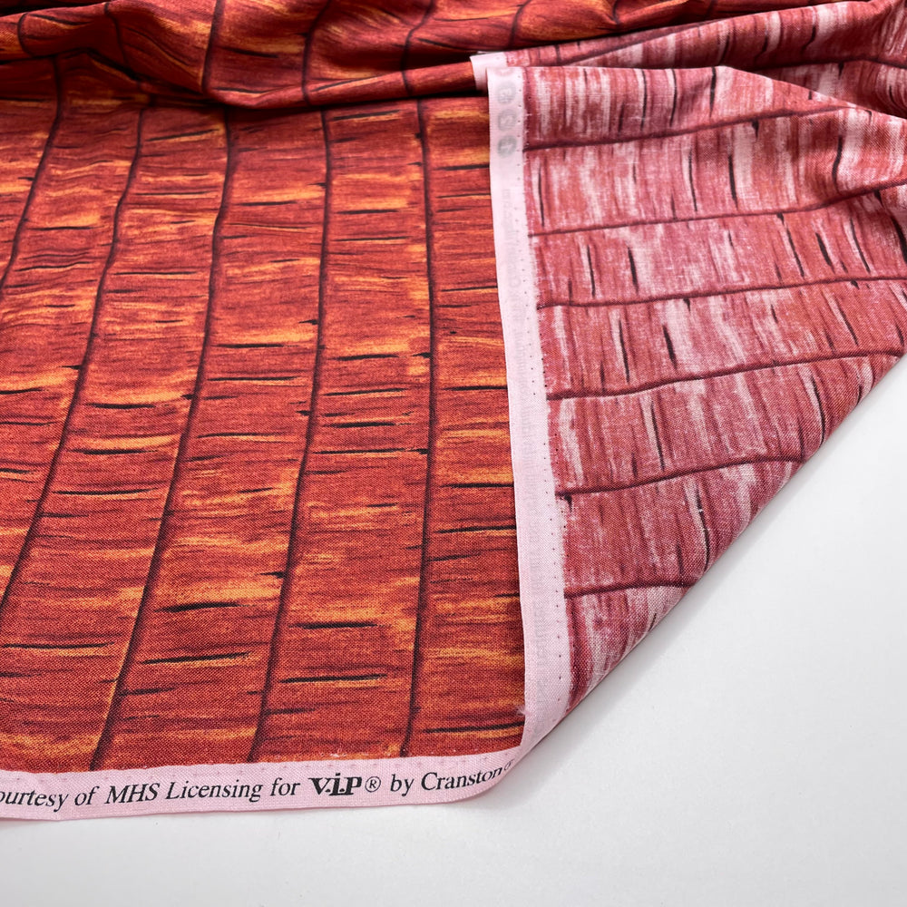 Wood You Rather - Cotton Woven - Red/Brown Abstract - 1.2M Bundle