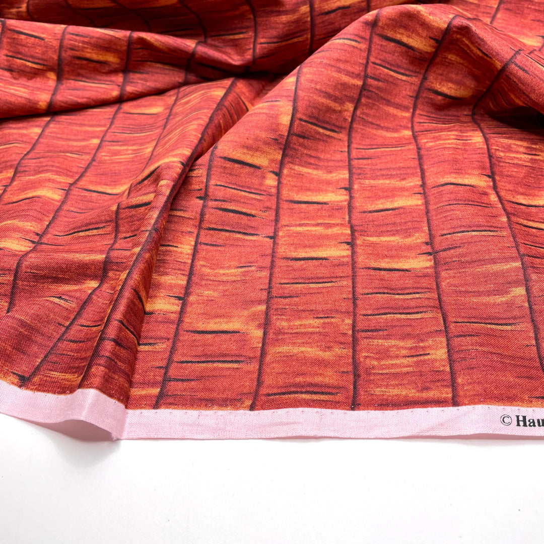 Wood You Rather - Cotton Woven - Red/Brown Abstract - 1.2M Bundle