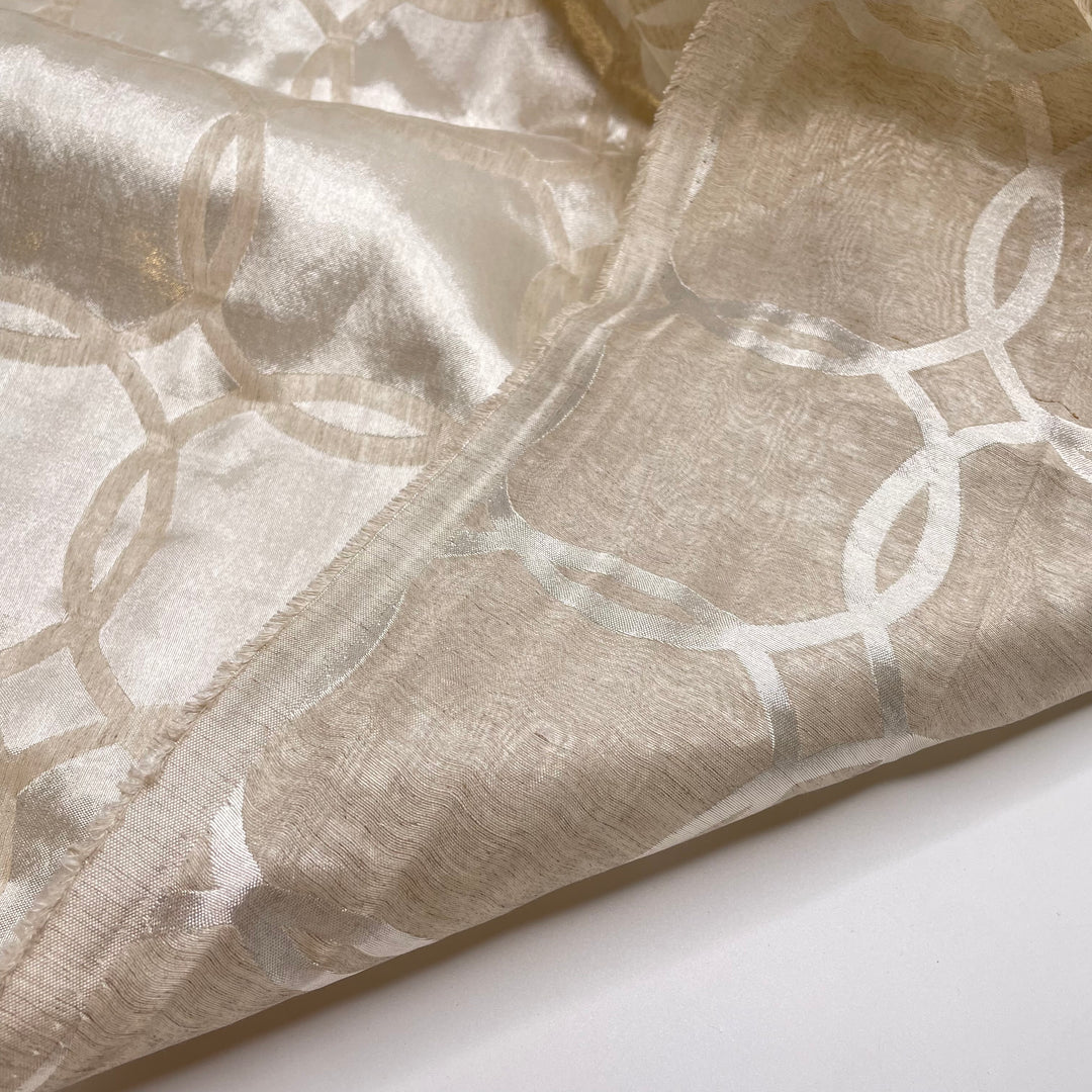 Gear Chain - Poly Woven - Light Gold Geometric - 2M Bundle