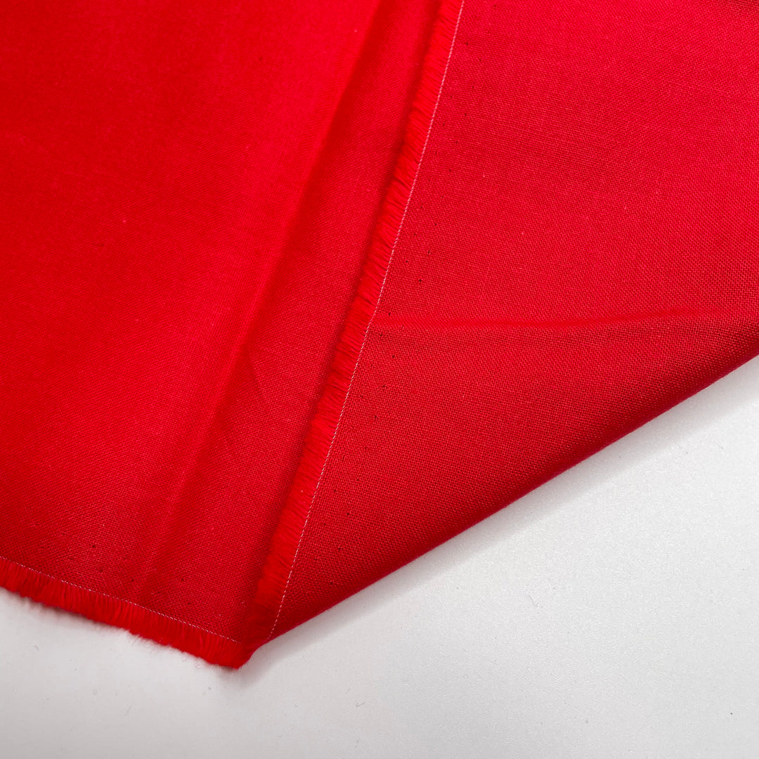 Wiggilywoo - Cotton Woven - Red - 0.9M Bundle