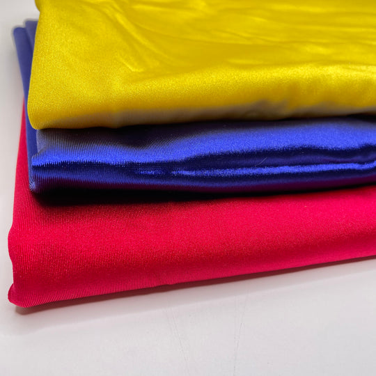Primary Pack - Water Resistant Jersey Poly/Spandex Knit - Red Blue Yellow - 0.5M Bundle