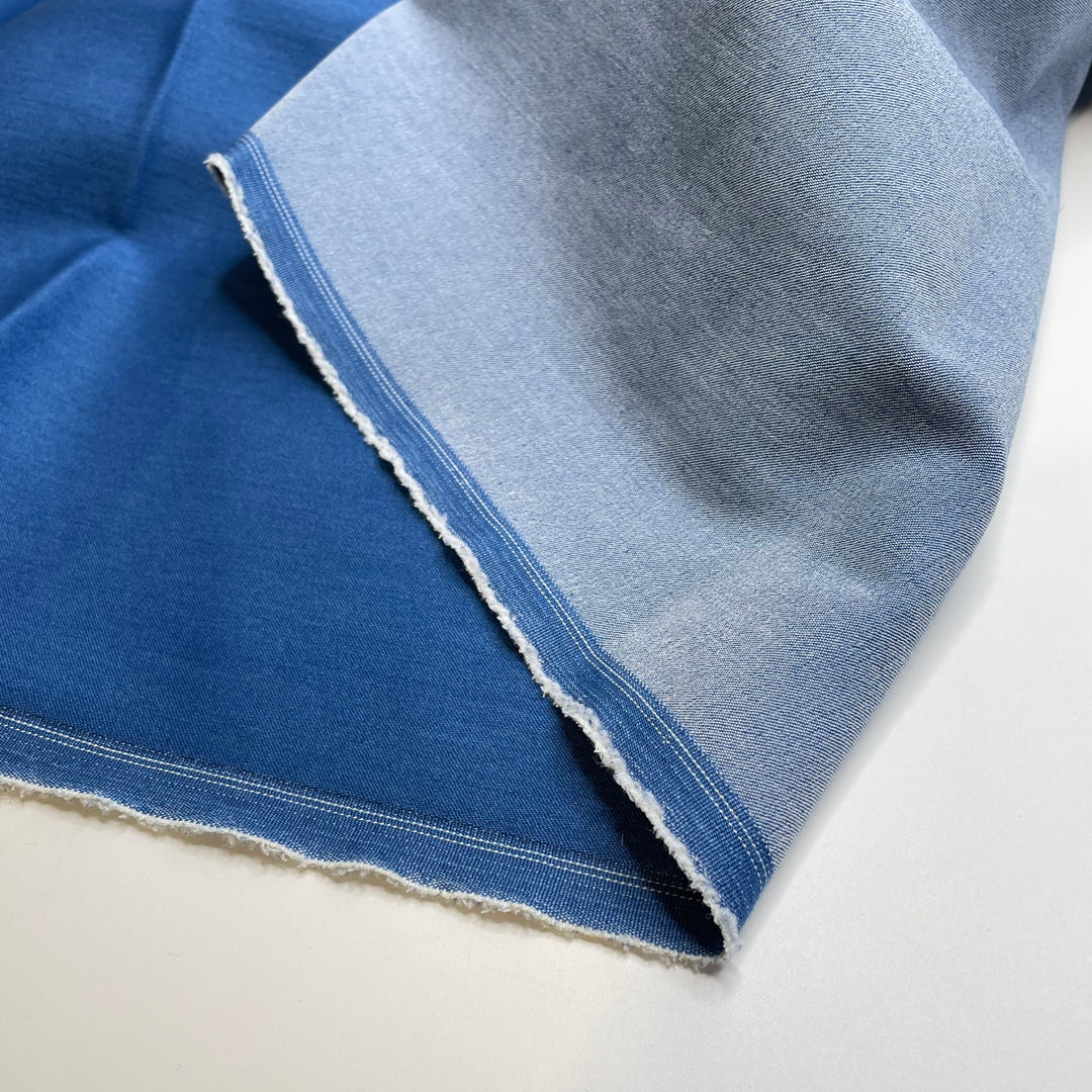 Cool Calm Collected - Denim Cotton/Spandex Woven - Blue - 1M Bundle