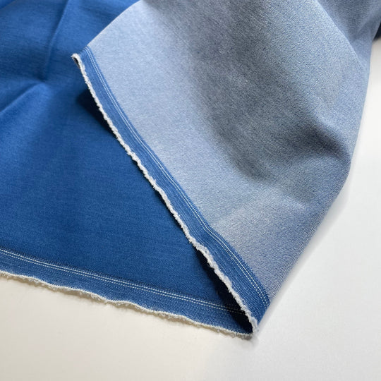 Cool Calm Collected - Denim Cotton/Spandex Woven - Blue - 1M Bundle