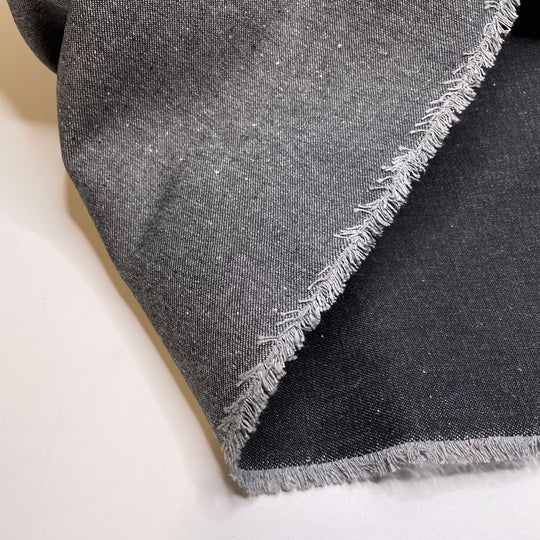 Quote Me On That - Denim Cotton Woven - Dark Grey - Bundles