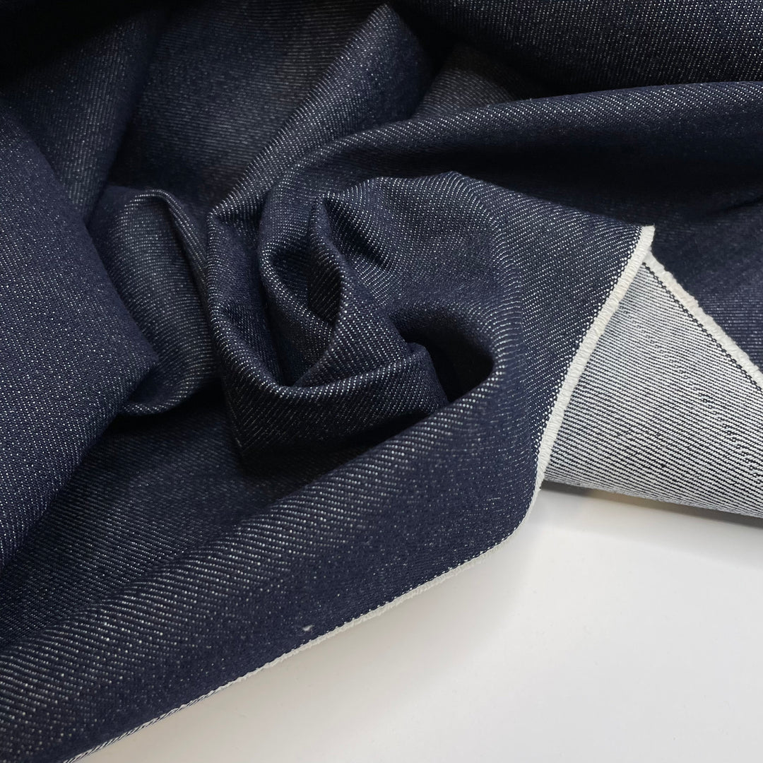 Happiness In Simplicity - Denim Cotton Woven - Navy - 2.5M Bundle