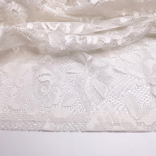 Grandmas Kitchen - Poly Woven - Off White Floral - 1M Bundle