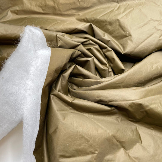 Landslide - With Batting Poly Woven - Brown/White - 1M Bundle
