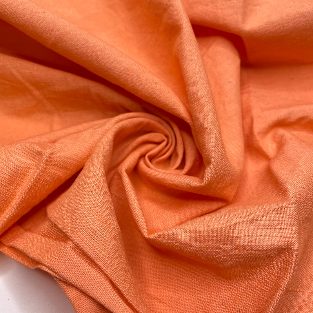 Morning Mimosas - Linen Woven - Light Orange - 1.1M Bundle