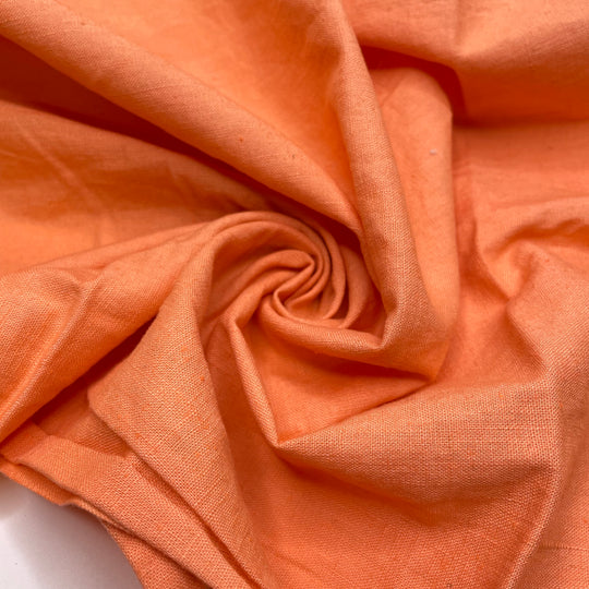 Morning Mimosas - Linen Woven - Light Orange - 1.1M Bundle