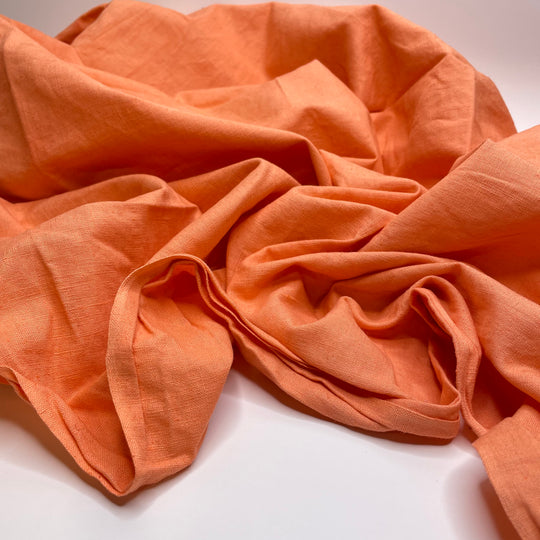 Morning Mimosas - Linen Woven - Light Orange - 1.1M Bundle