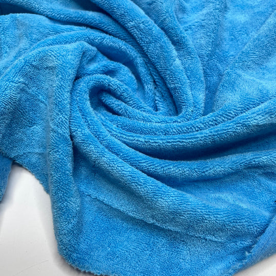 Cookie Is Like High Five For Stomach - Terry Towel Cotton Knit - Blue - 3.4M Bundle