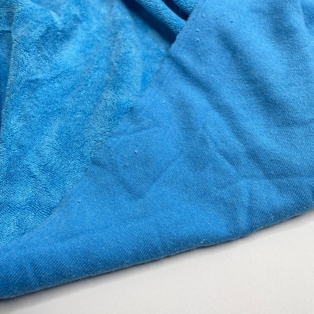Cookie Is Like High Five For Stomach - Terry Towel Cotton Knit - Blue - 3.4M Bundle