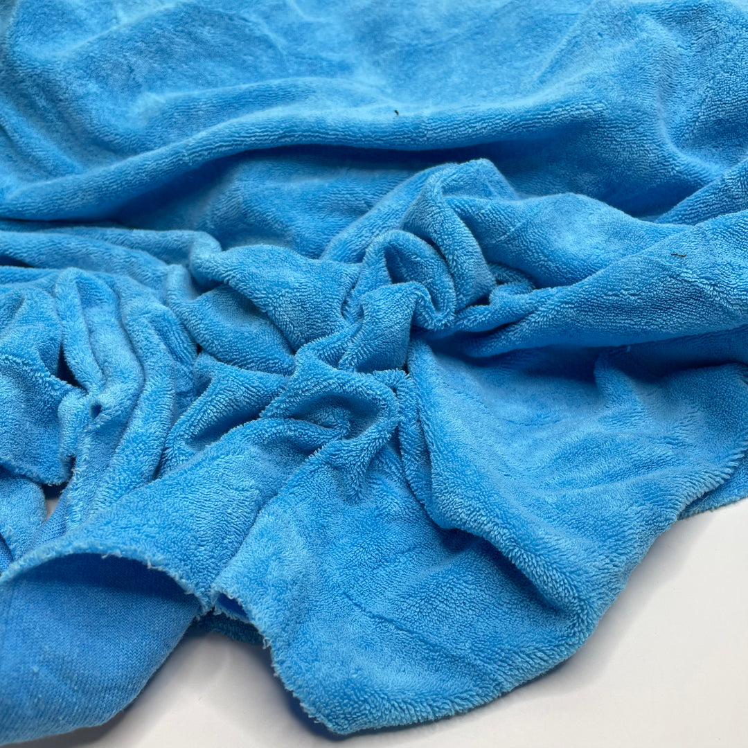 Cookie Is Like High Five For Stomach - Terry Towel Cotton Knit - Blue - 3.4M Bundle