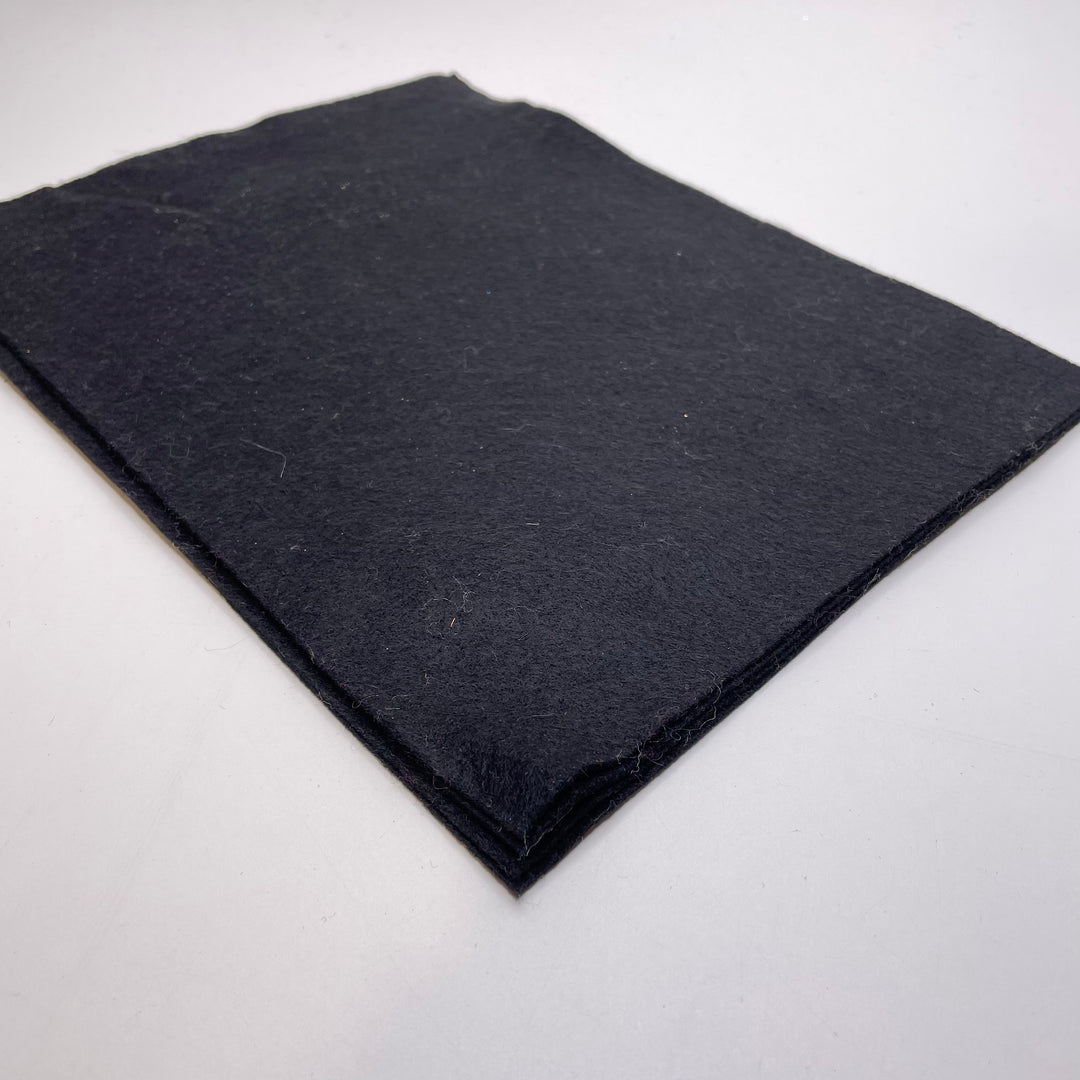 UB - Back Felt - Felt Acrylic Woven - Black - 0.3M Bundle