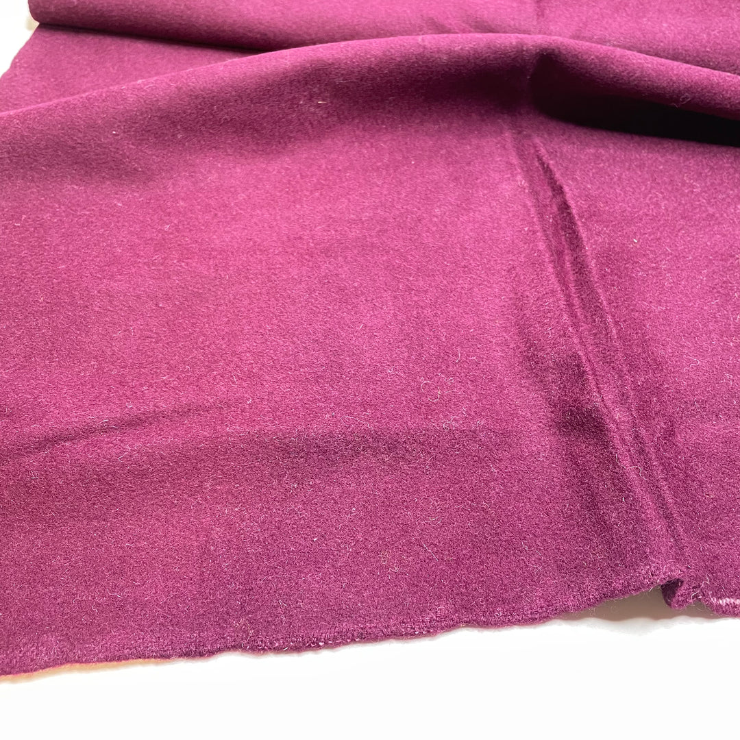 UB - Queen You - Felt Wool Woven - Burgundy - 0.45M Bundle