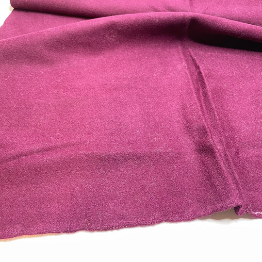 UB - Queen You - Felt Wool Woven - Burgundy - 0.45M Bundle