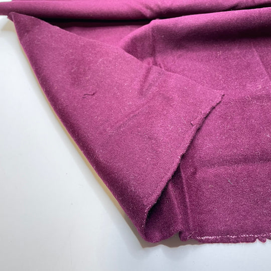 UB - Queen You - Felt Wool Woven - Burgundy - 0.45M Bundle