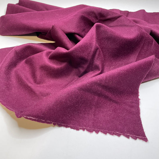 UB - Queen You - Felt Wool Woven - Burgundy - 0.45M Bundle