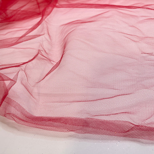 UB - Butterfly Nets - Tulle Poly Woven - Red - 0.8M Bundle