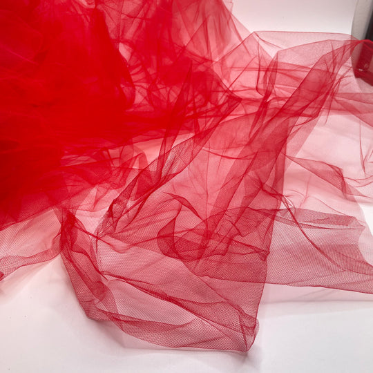 UB - Down To Mars - Tulle Poly Woven - Red - 5.5M Bundle