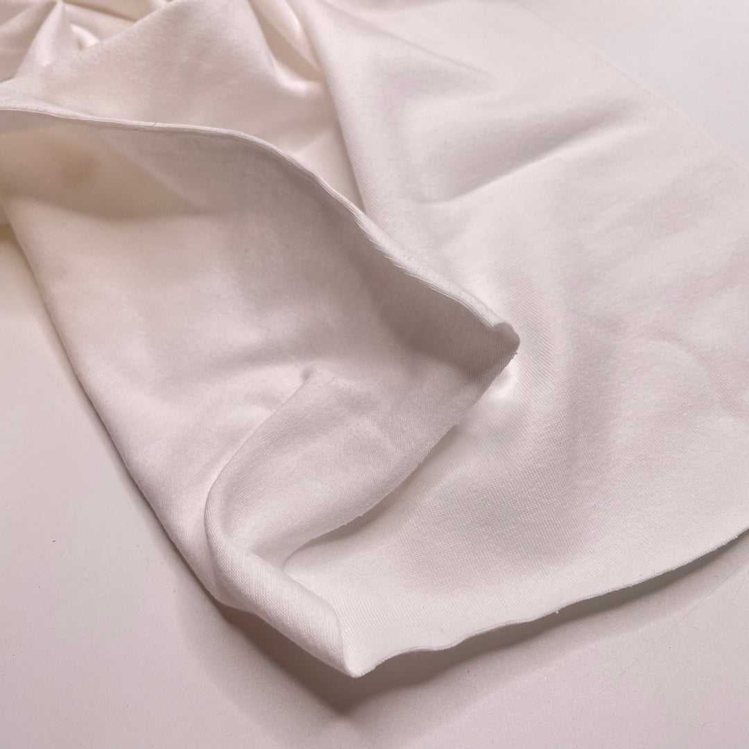 Pre Cut Pack - Jersey Cotton Knit - White/Sage - 0.5M Bundle