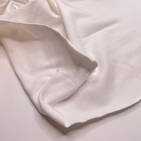 Pre Cut Pack - Jersey Cotton Knit - White/Sage - 0.5M Bundle