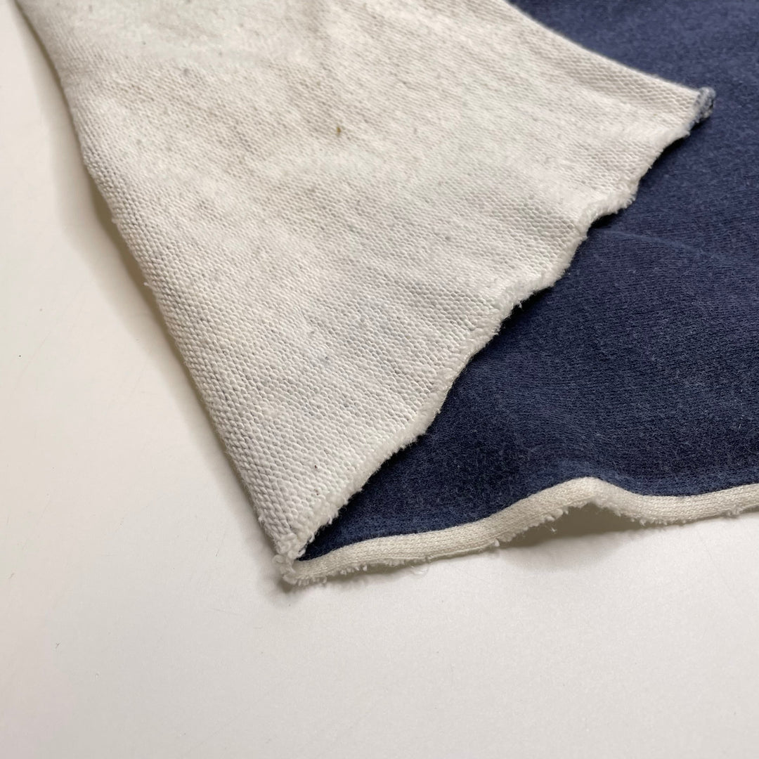 Favourite Character - French Terry Cotton Knit - Navy/Cream - 1.2M Bundle