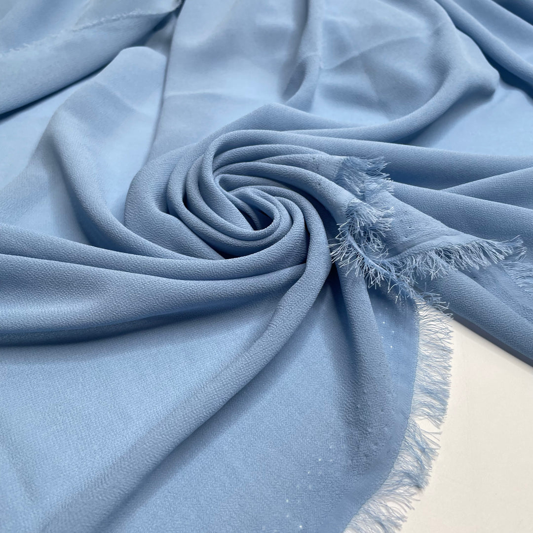 Great Lake Swimmers - Chiffon Poly Woven - Light Blue - 1.15M Bundle