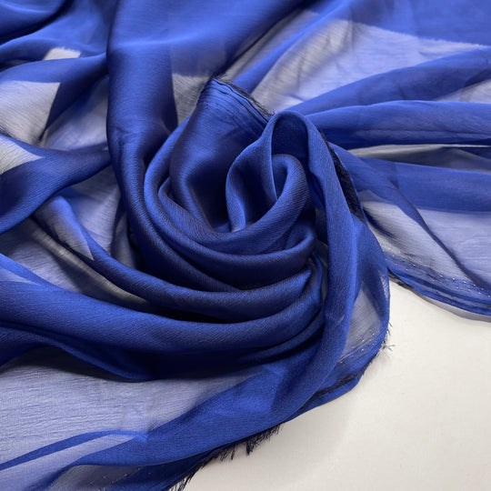 UB - Ripple Effect - Chiffon Poly Woven - Blue - 2.1M Bundle