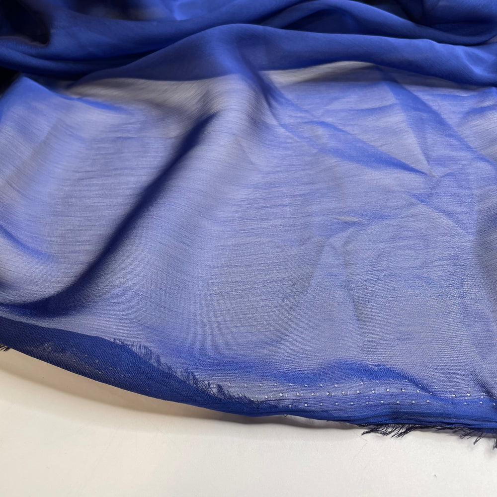 UB - Ripple Effect - Chiffon Poly Woven - Blue - 2.1M Bundle