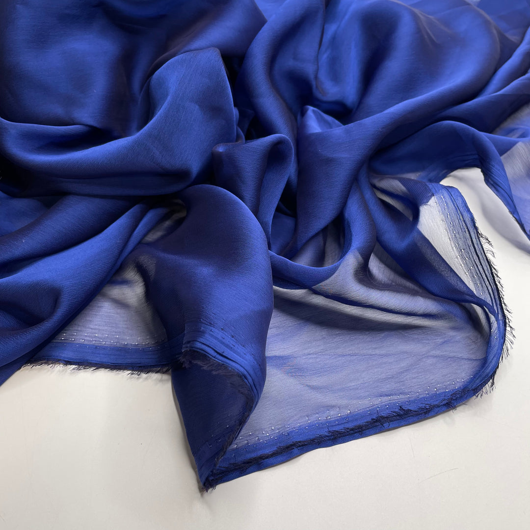 UB - Ripple Effect - Chiffon Poly Woven - Blue - 2.1M Bundle