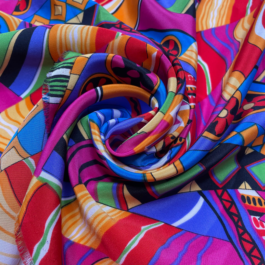 Psychedelic Solstice - Poly Woven - Multi Geometric - 2M Bundle