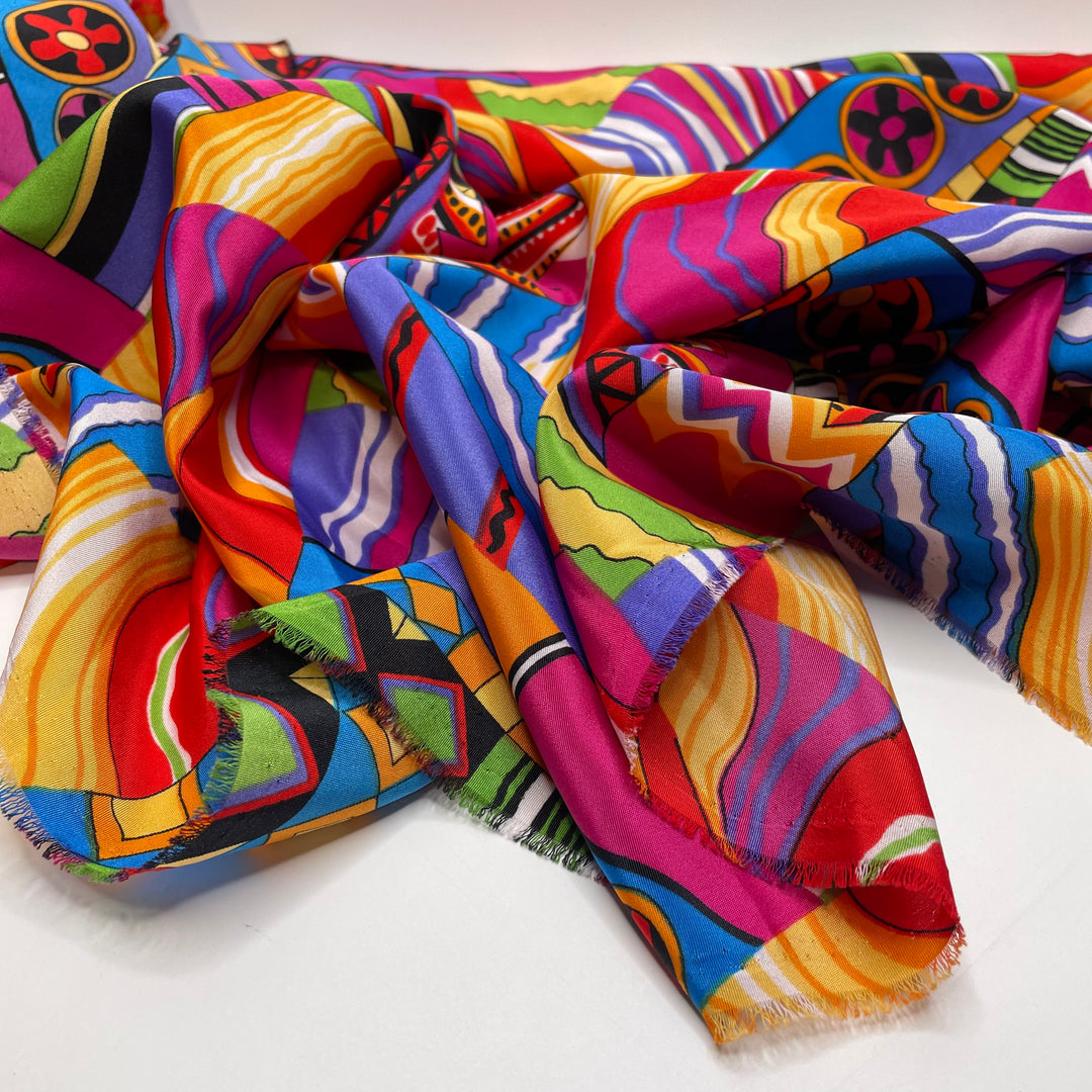 Psychedelic Solstice - Poly Woven - Multi Geometric - 2M Bundle