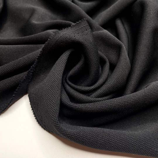 Winters End - Poly Knit - Black - 2.4M Bundle