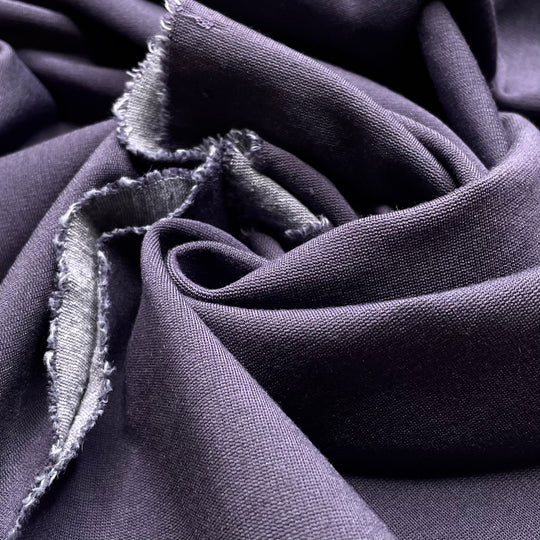 Goodbye Cold, Hello Sun - Double Cloth Knit Synthetic Blend  - Grey/Purple - 0.7M Bundle