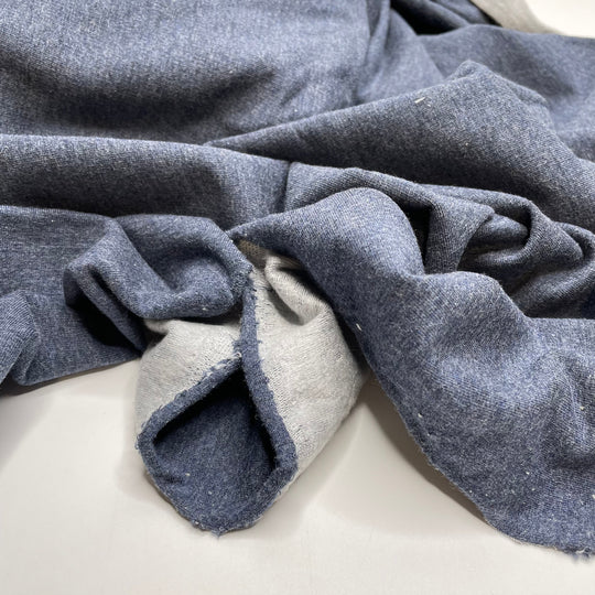 Im A Hugger - Jersey Fleece Bamboo Knit - Navy/Grey - 1.2M Bundle