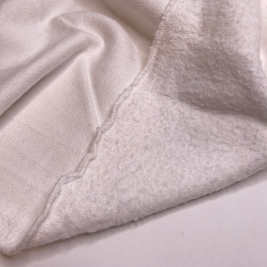 Laying On Clouds - Fleece Recycled Polyester Knit - White - 0.8M Bundle