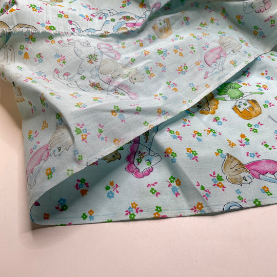 UB - Horsin Around - Cotton Woven - Light Blue Graphic - 2.6M Bundle